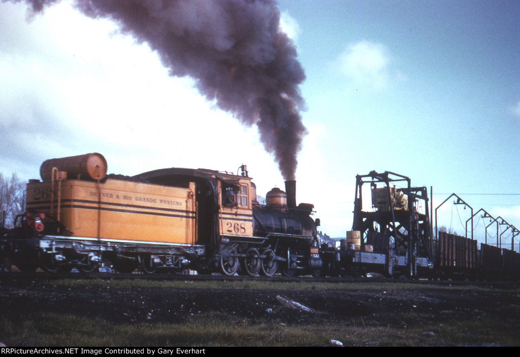 DRGW 2-8-0ng #268 - Denver & Rio Grande Western